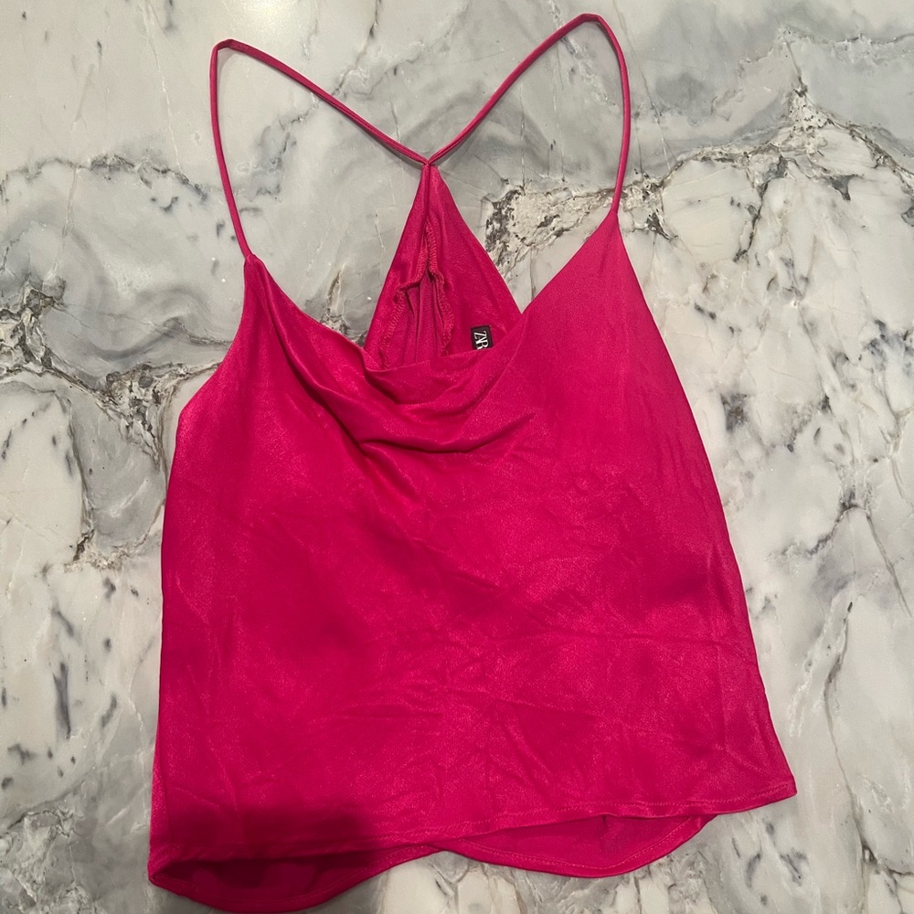 Zara pink top. Size small.